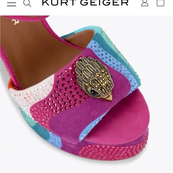 KURT GEIGER KENSINGTON PLATFORM HEEL - Picture 5 of 9